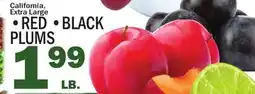 C Town RED, BLACK PLUMS offer