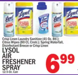 C Town LYSOL AIR FRESHENER SPRAY 12.5 Oz. Can offer