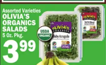 C Town OLIVIA'S ORGANICS SALADS offer