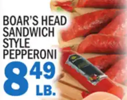 C Town BOAR'S HEAD SANDWICH STYLE PEPPERONI offer