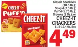 C Town CHEEZ-IT CRACKERS 11.5-12.4 Oz. Box offer