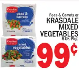C Town KRASDALE PEAS & CARROTS OR MIXED VEGETABLES offer