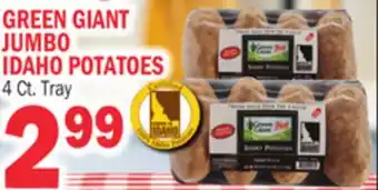 C Town GREEN GIANT JUMBO IDAHO POTATOES offer