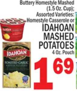C Town IDAHOAN MASHED POTATOES 4 Oz. Pouch offer