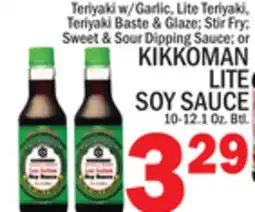 C Town KIKKOMAN LITE SOY SAUCE offer