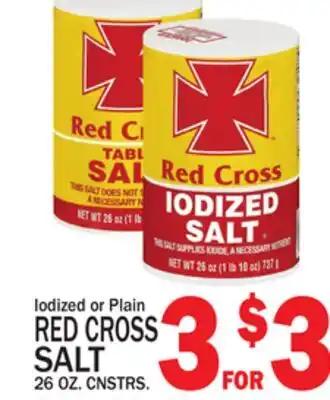 C Town RED CROSS SALT offer