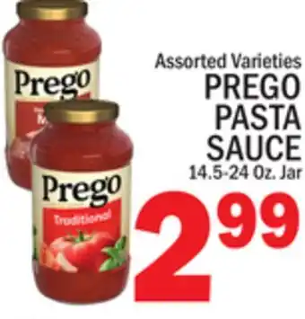 C Town PREGO PASTA SAUCE offer