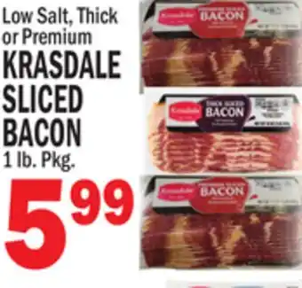 C Town KRASDALE SLICED BACON offer
