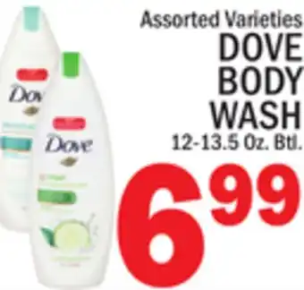 C Town DOVE BODY WASH offer