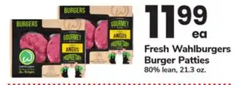 ACME Fresh Wahlburgers Burger Patties offer