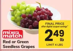 ACME Red or Green Seedless Grapes offer