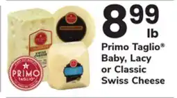 ACME Primo Taglio Baby, Lacy or Classic Swiss Cheese offer