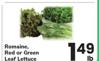 ACME Romaine, Red or Green Leaf Lettuce offer