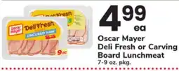 ACME Oscar Mayer Deli Fresh or Carving Board Lunchmeat offer