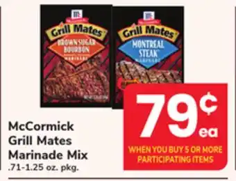 ACME McCormick Grill Mates Marinade Mix offer