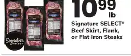 ACME Signature SELECT Beef Skirt, Flank, or Flat Iron Steaks offer