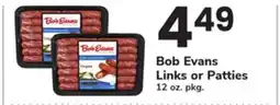 ACME Bob Evans Links or Patties offer