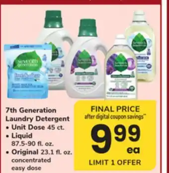 ACME 7th Generation Laundry Detergent offer