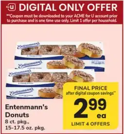 ACME Entenmann's Donuts offer
