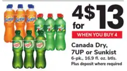 ACME Canada Dry, 7UP or Sunkist offer