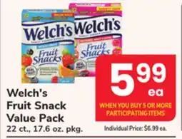 ACME Welch's Fruit Snack Value Pack offer