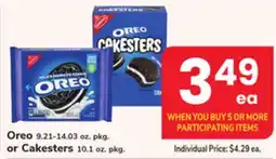 ACME Oreo 9.21-14.03 oz. pkg. or Cakesters 10.1 oz. pkg offer