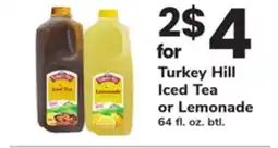ACME Turkey Hill Iced Tea or Lemonade offer