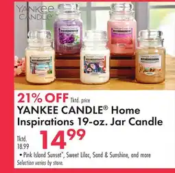 Boscov's YANKEE CANDLE Home Inspirations 19-oz. Jar Candle offer