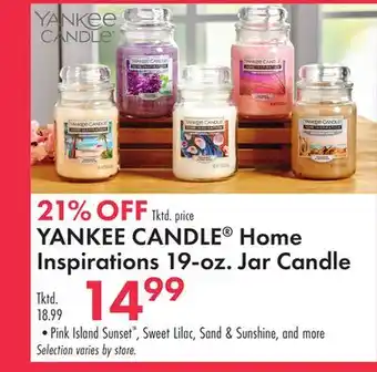 Boscov's YANKEE CANDLE Home Inspirations 19-oz. Jar Candle offer