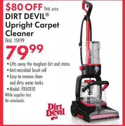 Boscov's DIRT DEVIL Upright Carpet Cleaner offer