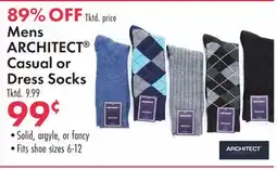 Boscov's Mens ARCHITECT Casual or Dress Socks offer