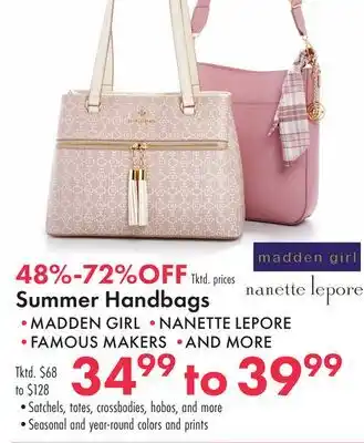 Boscov's Summer Handbags offer