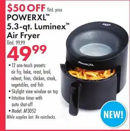 Boscov's POWERXL 5.3-qt. Luminex Air Fryer offer