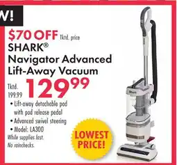 Boscov's SHARK Navigator Advanced Lift-Away Vacuum offer