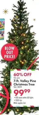Boscov's 7-ft. Valley Pine Christmas Tree offer
