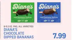 Kings Food Markets DIANA'S CHOCOLATE DIPPED BANANAS offer