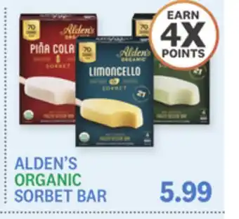 Kings Food Markets ALDEN'S ORGANIC SORBET BAR offer