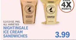 Kings Food Markets NIGHTINGALE ICE CREAM SANDWICHES offer