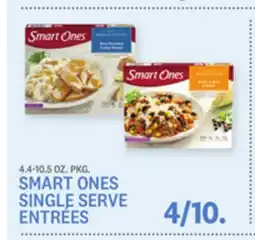 Kings Food Markets SMART ONES SINGLE SERVE ENTRÉES offer
