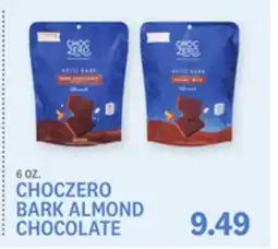 Kings Food Markets CHOCZERO BARK ALMOND CHOCOLATE offer
