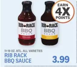 Kings Food Markets RIB RACK BBQ SAUCE offer