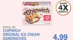 Kings Food Markets CHIPWICH ORIGINAL ICE CREAM SANDWICHES offer