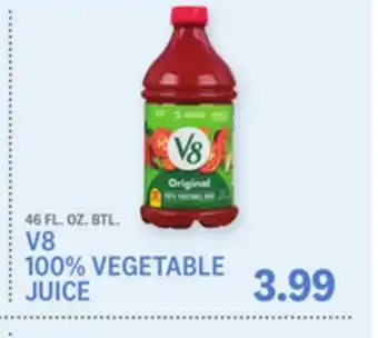 Kings Food Markets V8 100% VEGETABLE JUICE offer