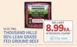 Kings Food Markets THOUSAND HILLS 85% LEAN GRASS FED GROUND BEEF offer