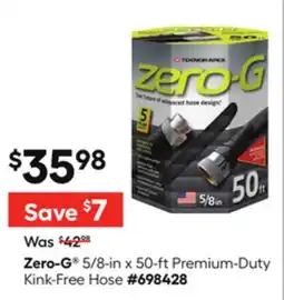 Lowe's 5/8-in x 50-ft Premium-Duty Kink-Free Hose offer