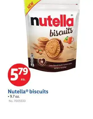 Lidl Nutella biscuits offer