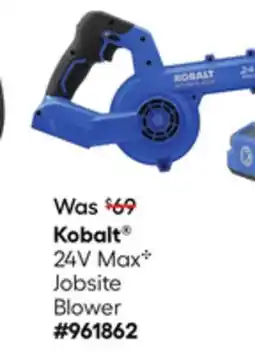 Lowe's 24V MaxC Jobsite Blower offer
