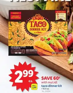 Lidl taco dinner kit offer
