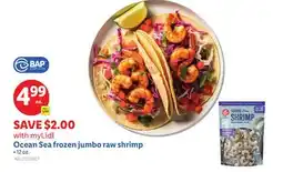 Lidl Ocean Sea frozen jumbo raw shrimp offer