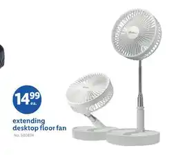 Lidl extending desktop floor fan offer